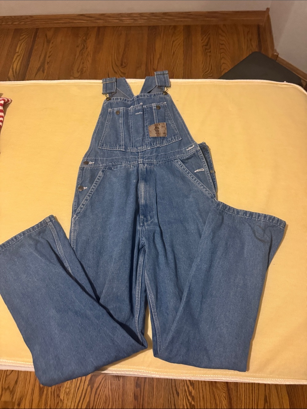 Vintage Classic Blue Denim Overalls